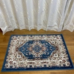 玄関マット 60×90 ペルシャ絨毯 ウィルトン織　トルコ製　高...