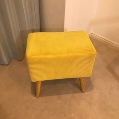 【ネット決済】黄色い椅子　取りに来てくださる方限定