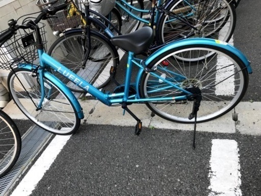 【取引中】オートライト26インチ折り畳み自転車(6段ギア有)