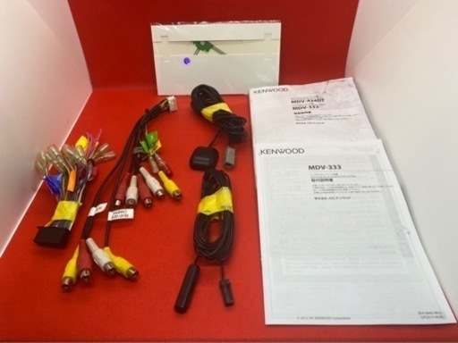 KENWOOD 簡単操作ナビ MDV-333 最初地図 取扱説明書付 フル