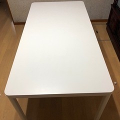 【ネット決済・配送可】IKEA ホワイトテーブル　180x90 