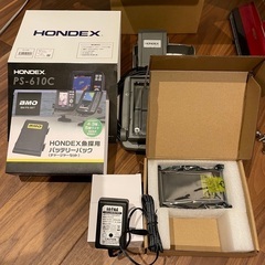 魚探　ホンデックス　バッテリーセット