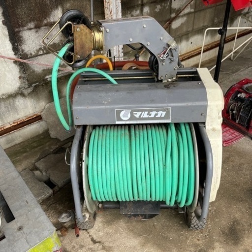 自走ラジコン　動力噴霧機　動墳