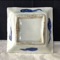 「お取引中」F073 清朝 染付 小皿 五枚 唐物 中国古陶磁 中国古玩