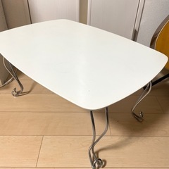 折り畳みローテーブル　ホワイト
