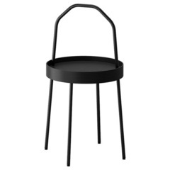 IKEA/サイドテーブル/BURVIK ブールヴィーク/ブラック...