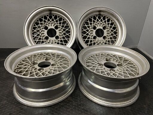 旧車ホイール SX 社外ホイール 14インチ 4本 6.5J4HPCD114.3約+12