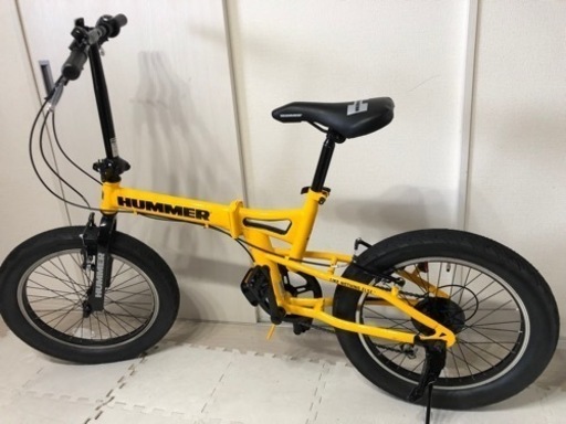 日本未発売】 ハマー HUMMER ファットバイク 折り畳み自転車 20インチ 