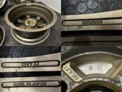 BS BRIDGESTONE BEO S03 ベオ 社外ホイール 17インチ 4本 7J4HPCD100+