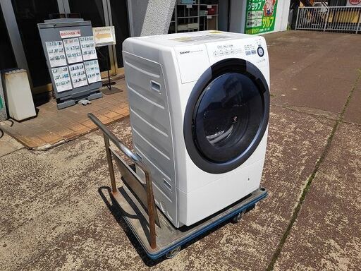 シャープ　ドラム式全自動洗濯乾燥機　ES-S7B-WL『中古良品』2017年式 　【リサイクルショップサルフ】