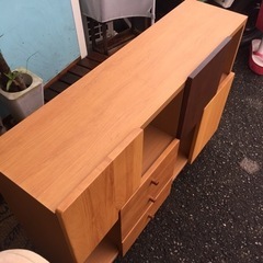 ▽△マルヨシ民芸家具 オスロ サイドボード 本棚 チェスト△▽AK583