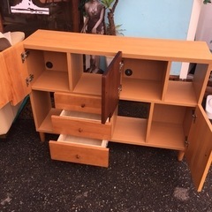 ▽△マルヨシ民芸家具 オスロ サイドボード 本棚 チェスト△▽AK583