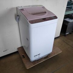シャープ　全自動洗濯乾燥機　ES-TX5A-P『中古良品』201...