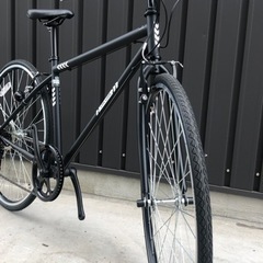 新品☆ファッションカラークロスバイク シークコード700 マットブラック