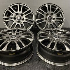 Weds VELVA SPORTS ホイール4本 15x6J PCD114.3 TRD アルミホイール Weds VELVA SPORT 15インチ 4本セット 1台分