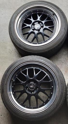 20ｱﾙﾌｧｰﾄﾞにて使用19㌅ﾌﾞﾗｯｸﾀﾞｲｱﾓﾝﾄﾞ＆245/45R19ﾀｲﾔ4本ｾｯﾄ