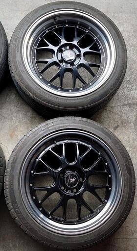 20ｱﾙﾌｧｰﾄﾞにて使用19㌅ﾌﾞﾗｯｸﾀﾞｲｱﾓﾝﾄﾞ＆245/45R19ﾀｲﾔ4本ｾｯﾄ