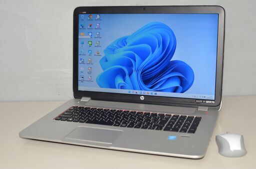 最新Windows11+office 新品爆速SSD512GB HP ENVY 17 notebook i7-4700MQ/メモリ8GB/DVDマルチ/無線内蔵/17.3インチ/Webカメラ/便利なソフト