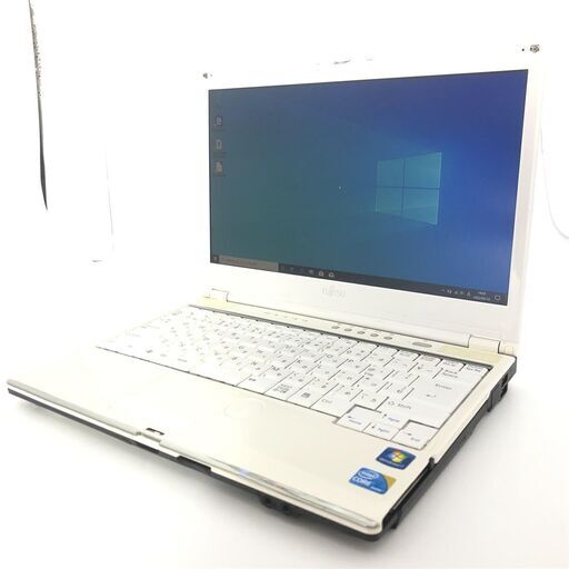 中古美品 13インチ 日本製 Wi-Fi有 ノートパソコン 富士通 MG/G73 Core i3 4GB 500G DVDマルチ 無線 Windows10 Office済み 即使用可