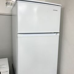 冷蔵庫 アイリスオオヤマ IRSD-9B-W 2021年製 ※ク...