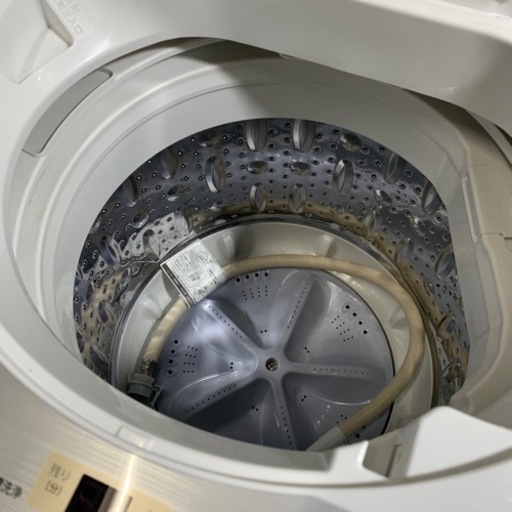 【7/4引取 代済 YA】2019年製 SHARP 洗濯機 ES-GE5C-W 5.5kg シャープ 菊倉NS