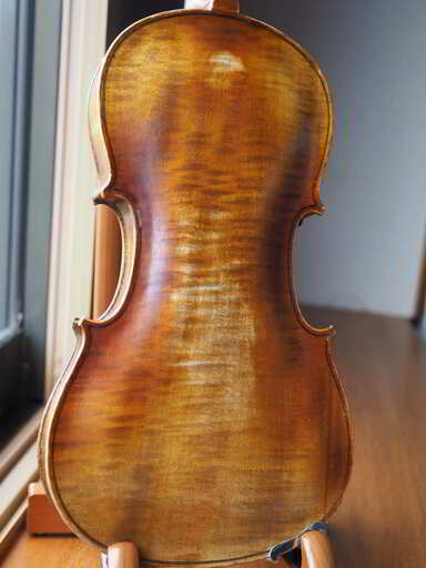 【選定分類：I-④ コンテムポラリー・マスターメード・伊太利】Violin By ZANOLI FRANCESCO 1980●修復・セッティング・調整未済but最近まで現役使用●試奏可能