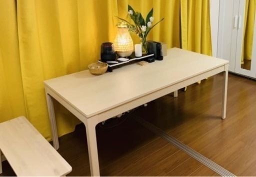 IKEA_EKEDALEN エーケダーレン_伸長式テーブル, バーチ180/240x90 cm