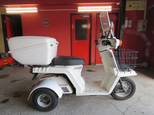 □ホンダ HONDA ジャイロＸ TD01 50cc 4893km 原付 三輪車 スクーター リアボックス バイク 札幌発！ ★