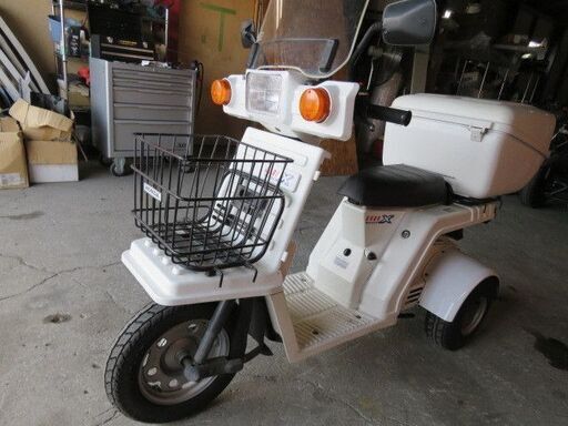 □ホンダ HONDA ジャイロＸ TD01 50cc 4893km 原付 三輪車 スクーター リアボックス バイク 札幌発！ ★