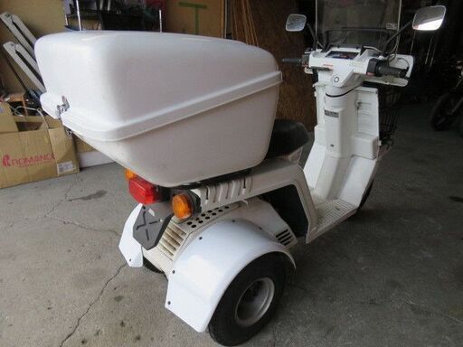 □ホンダ HONDA ジャイロＸ TD01 50cc 4893km 原付 三輪車 スクーター リアボックス バイク 札幌発！ ★