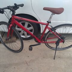 PRECISION SPORT クロスバイク アルミ 700C 470mm 24速 レッド