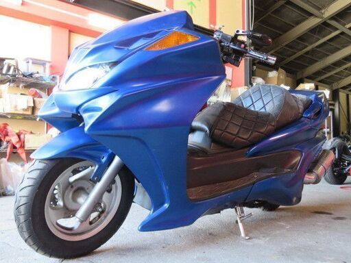 □ヤマハ YAMAHA マジェスティ SG03J 250cc 30863km フルエアロ ローダウン オールペイント バイク 札幌発！ ★ □ヤマハ YAMAHA マジェスティ SG03J 250cc 30863km フルエアロ