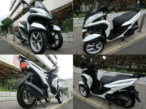 ☆普通免許仕様トリシティ125 ワイドトレッド LEDライト ナックル