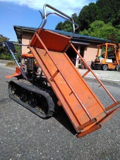 運搬車　チクスイ　手動ダンプ！　実働！！　ガソリンエンジン3.5馬力！！