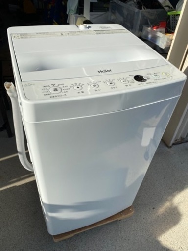 お薦め品‼️美品‼️分解洗浄済み‼️ハイアール洗濯機4.5kg 2020年