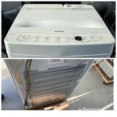 お薦め品‼️美品‼️分解洗浄済み‼️ハイアール洗濯機4.5kg 2020
