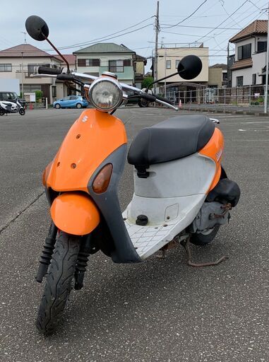 転売大歓迎 SUZUKI レッツ４パレット オレンジ 不動車