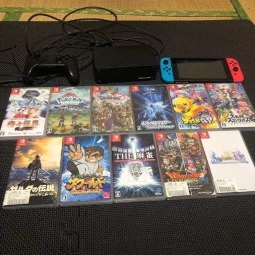 Switch 本体　コントローラ　ソフト12 中古