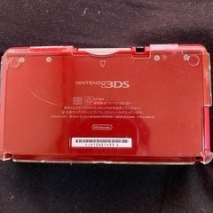 【ネット決済・配送可】3DS レッド　ソフト数本つき