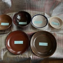 陶器食器　手作り深皿