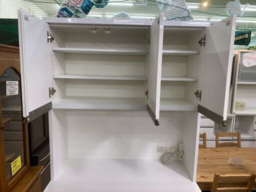 【愛品館 江戸川店】ニトリ キッチンボード 食器棚 ID:159-018404-007