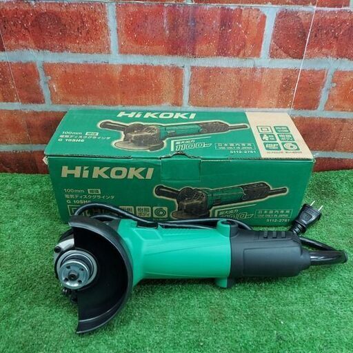HiKOKI G10SH6 100mmディスクグラインダー【リライズ野田愛宕店】【店頭取引限定】【未使用】【管理番号：ITH8V8PWNBK8】