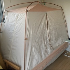 【韓国で人気】　暖房テント　シングルサイズ