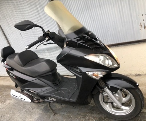 売れました！ 動画有り SYM RV125i ブラック 低走行 原付2種 125cc