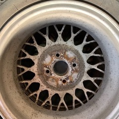 タイヤとホイールセット: Bridgestone タイヤ　185/60R14 2004年式　+ BBSホイール　4穴　14X5JET46