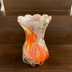 【お譲り先決定しました。】昭和レトロなガラス花瓶、お売りします。