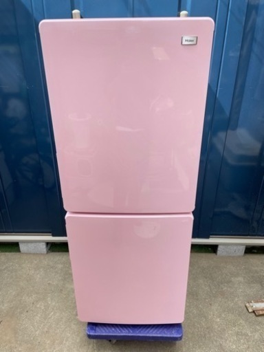 ハイアール 冷蔵庫 JR-NF148B ピンク　右開き　内容量：148リットル