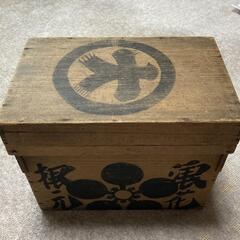 昭和レトロの木箱