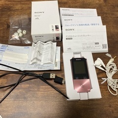 SONY ウォークマンNW-S313 ライトピンク