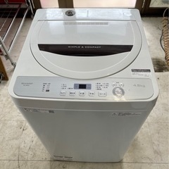 I SHARP ES-GE4C-T 洗濯機 4.5kg 